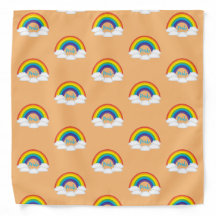 Peachy Keen Rainbow Pride Tiled