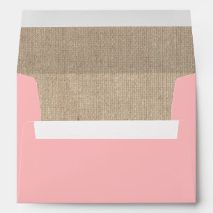 Peachy Petal Elegant Envelope