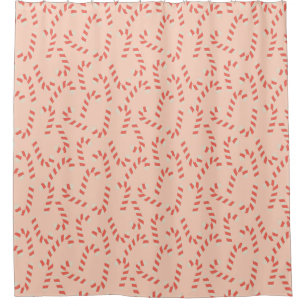 Peachy Pink Christmas Candy Canes