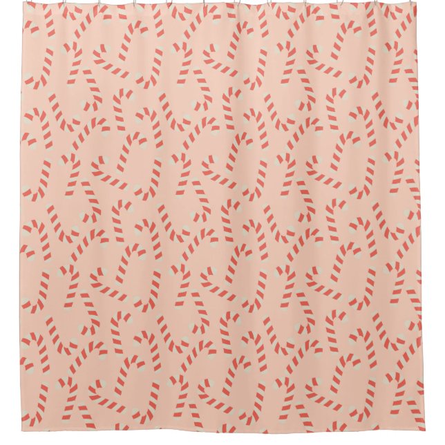 Peachy Pink Christmas Candy Canes (Front)