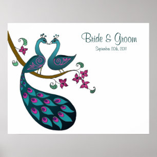 Peacock -1 Guest signature Poster