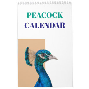 Peacock 2025 calendar