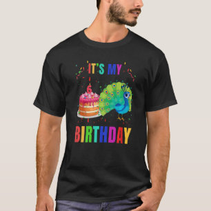 Peacock 6th Birthday Cute Birds Animal Graphic T-Shirt