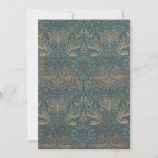 Peacock and Dragon by William Morris