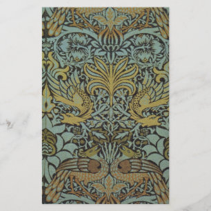 Peacock and Dragon (by William Morris) Stationery