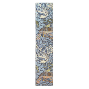 Peacock and Dragon, William Morris Short Table Runner