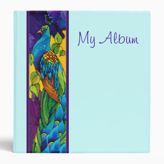 Peacock and Feathers Binder or Photo Album