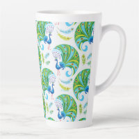 Peacock and Feathers Pattern