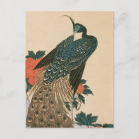 Peacock and Peonies by Hiroshige Wedding