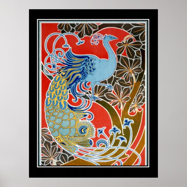 Peacock Art déco Vintage (Devant)