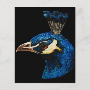 Peacock Art Design   Gift for Animal Lover Flyer