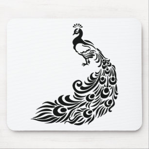 Peacock Art Mouse Pad