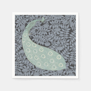 Peacock Art Nouveau Bird Classic Napkin