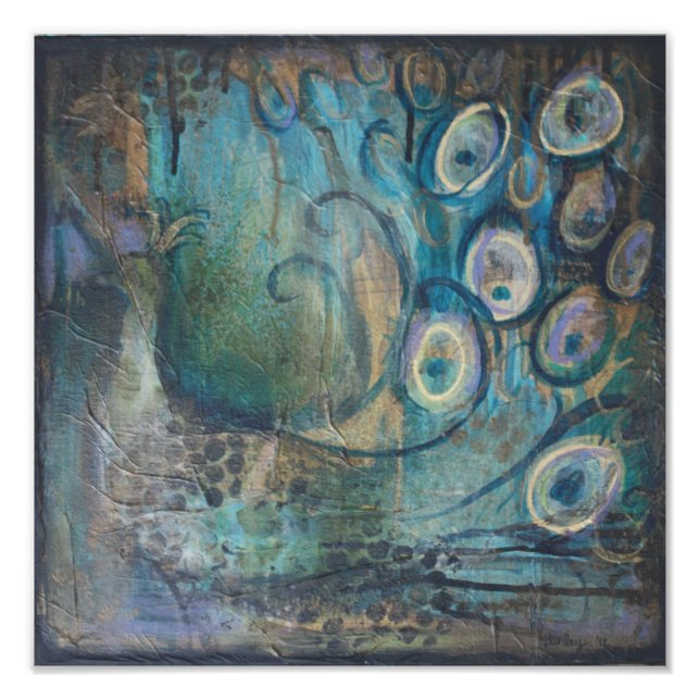 Peacock Art Print (Front)