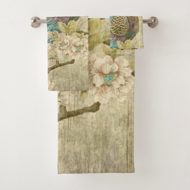 Peacock - Bathtowel Set (Insitu)