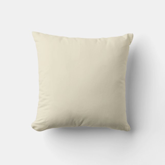 Peacock Beige Pillow (Front)