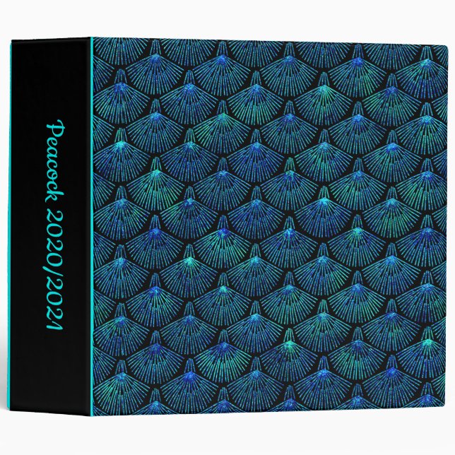 peacock binder (Front/Spine)