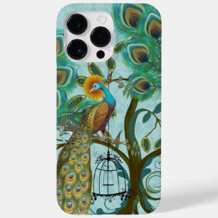 Peacock Birdcage  Damask Case-Mate iPhone 14 Pro Max Case