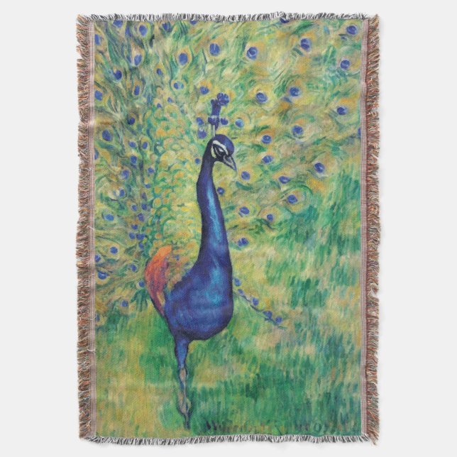 Peacock - Blanket (Front Vertical)