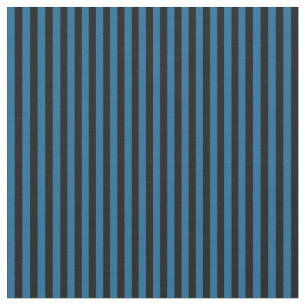 peacock blue and black stripes fabric
