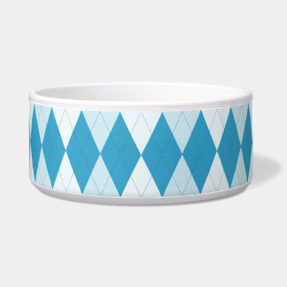 Peacock Blue Argyle Small Diamond Shape