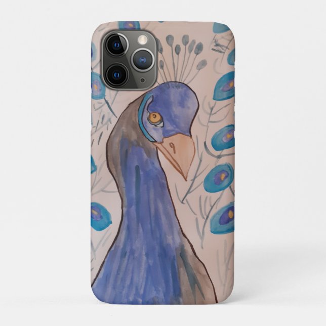 Peacock Blue  Case-Mate iPhone Case (Back)