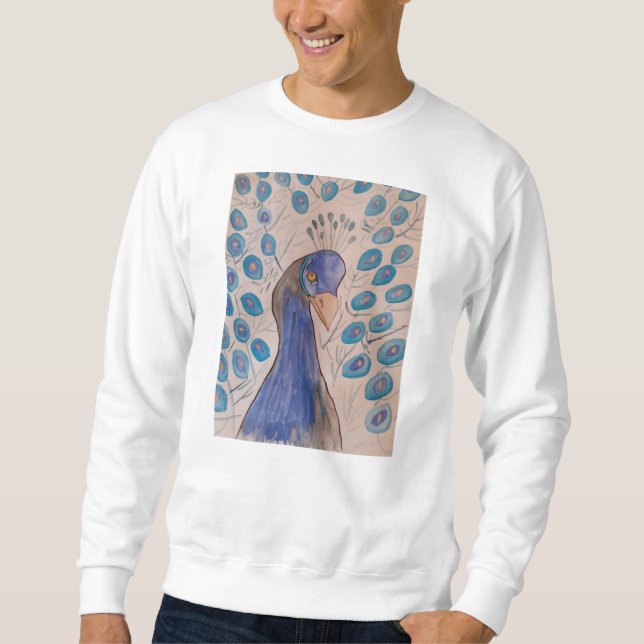 Peacock Blue Sweatshirt (Front)