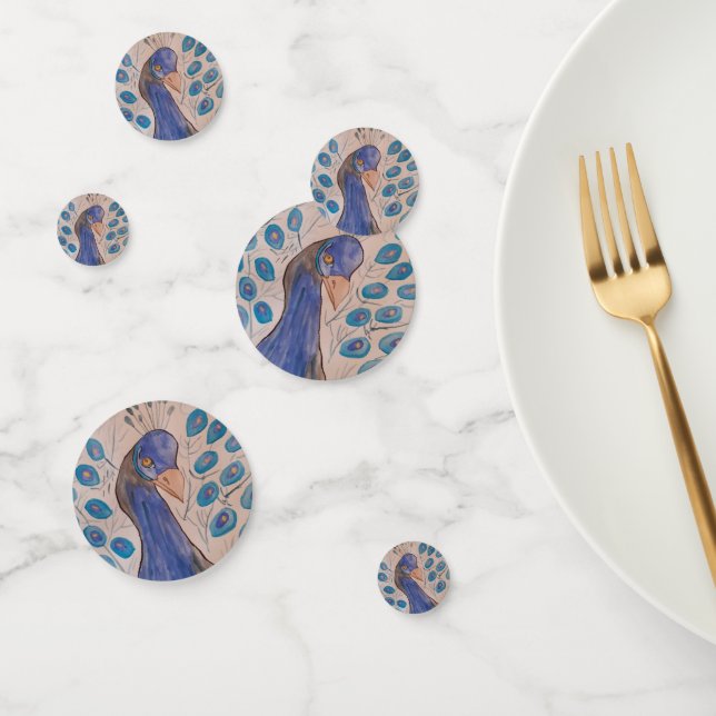 Peacock Blue Table Confetti (Group)