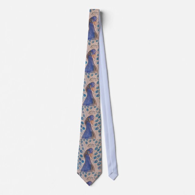 Peacock Blue Tie (Front)