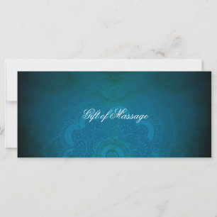Peacock Blue Zen Mandala Gift Certificates