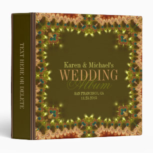 Peacock Bohemian dentelle mariage Album Classeur