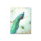 Peacock Branch Full Tail Feathers Gold Leaf Look