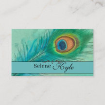 Peacock Business Card