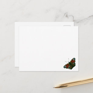 Peacock Butterfly Card