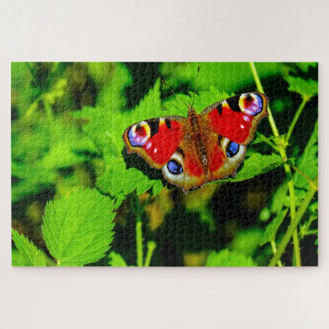 Peacock Butterfly. Jigsaw Puzzle (Horizontal)