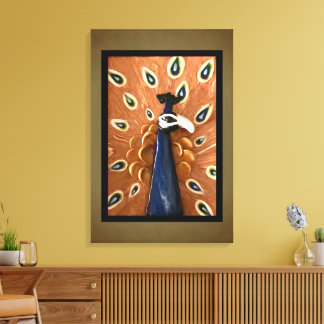 Peacock Canvas Print