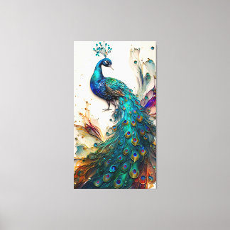 Peacock Canvas Print