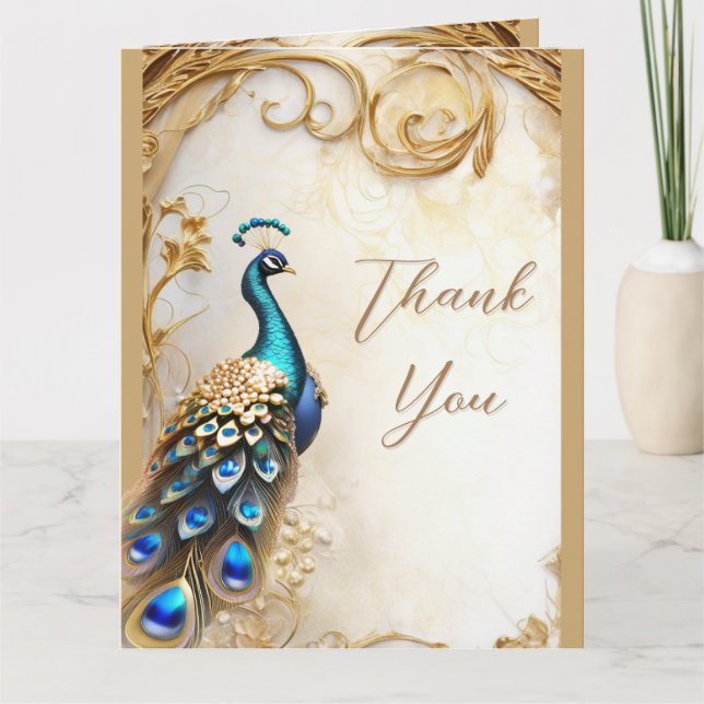 Peacock  card (Front)