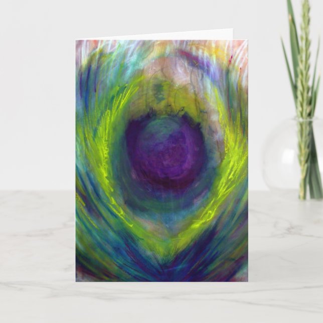 Peacock Card (Front)