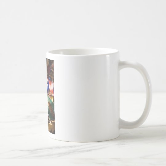 Peacock Christmas Design Coffee Mug
