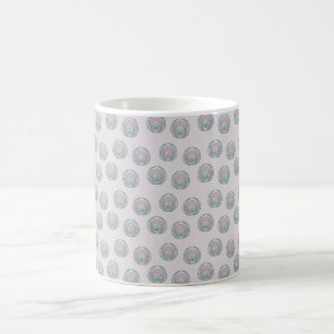 Peacock Circles  Coffee Mug