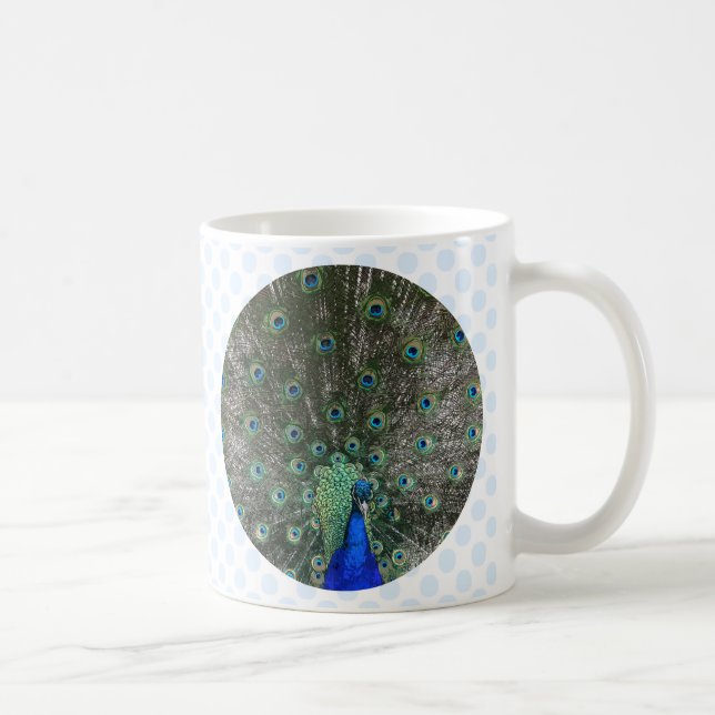 Peacock Coffee Mug (Right)