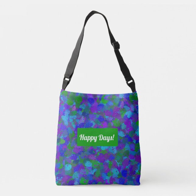 Peacock Colour tote bag (Back)