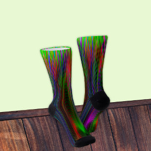 Peacock Colours Crazy Socks