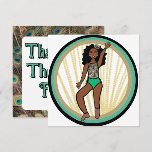 Peacock Dancer A Holiday Card