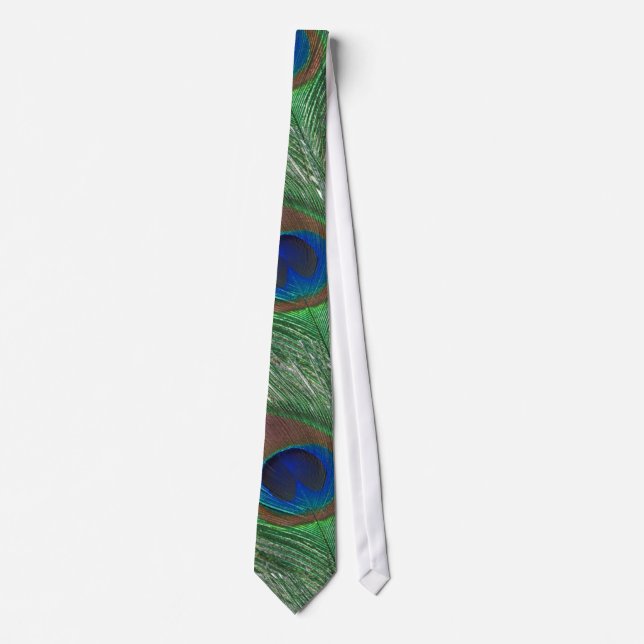 Peacock Design Tie (Front)