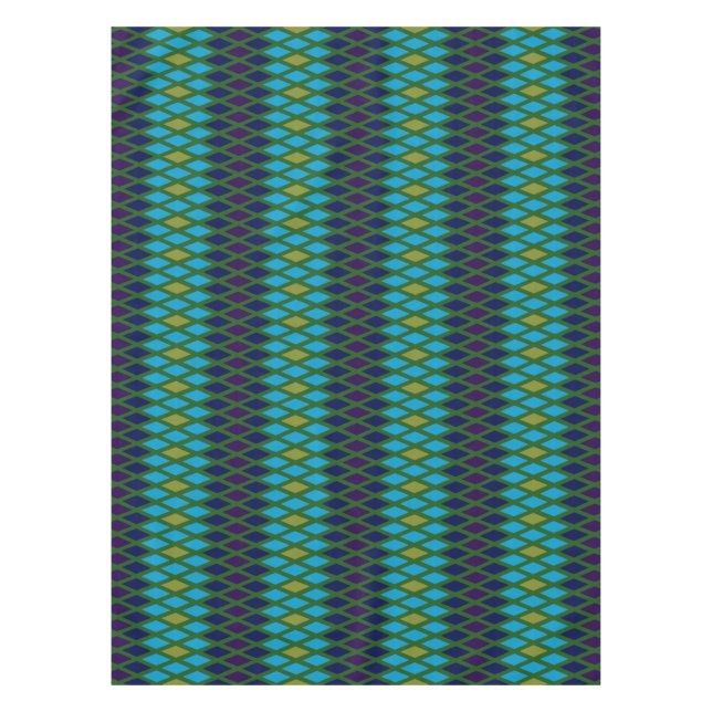 Peacock Diamond Tablecloth (Front)