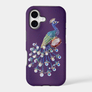 Peacock Digital Jewels Purple iPhone 5 Case