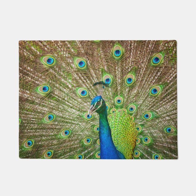 Peacock Doormat (Front)