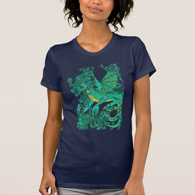 Peacock Dragon T-Shirt (Front)